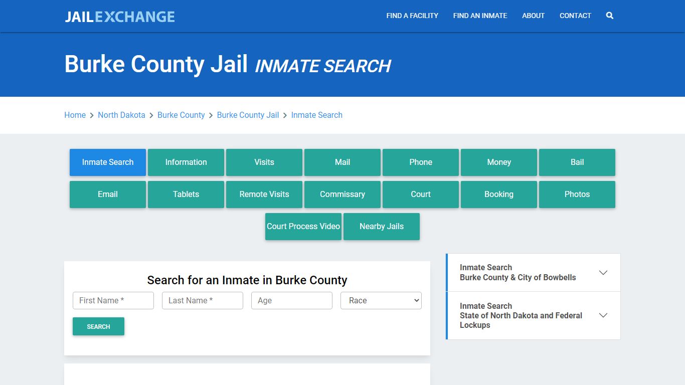 Burke County Jail, ND Inmate Search: Roster & Mugshots